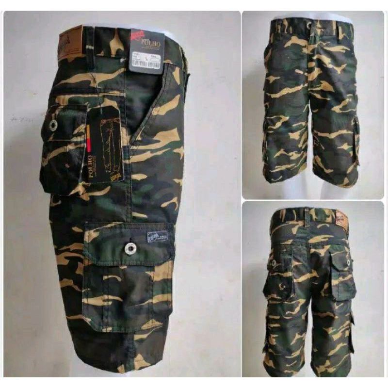 Celana pendek cargo ARMY Loreng Celana cargo army doreng pendek size 27-44 Celana cargo pendek doreng outdoor tentara original army