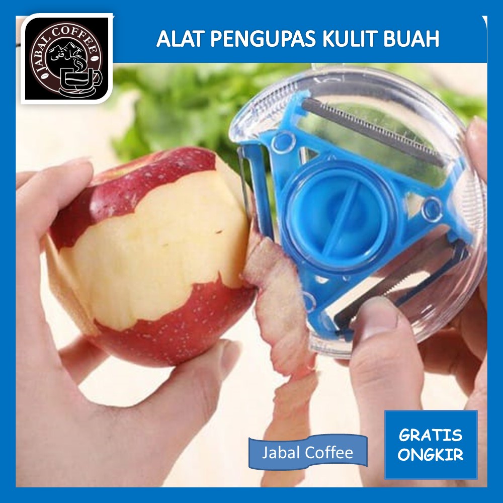 Pisau Kupas Kulit Buah Sayur / Alat Pengupas Kulit Buah 3in1 / Alat Peeler Knife