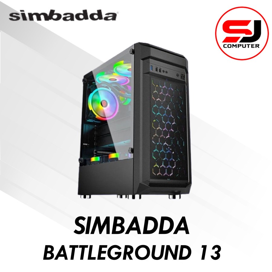 Casing Komputer Simbadda Battleground 13 ATX Gaming Case