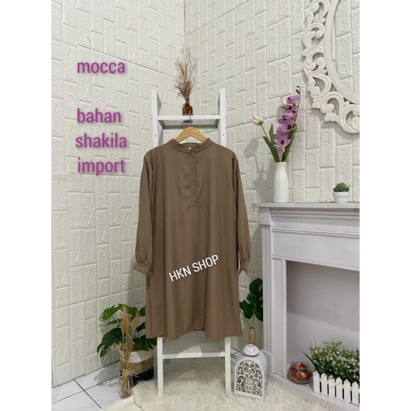 [GROSIR] BRIELLE TUNIK BAHAN SHAKILA PREMIUM JUMBO LD 100CM,110CM &amp; 120CM
