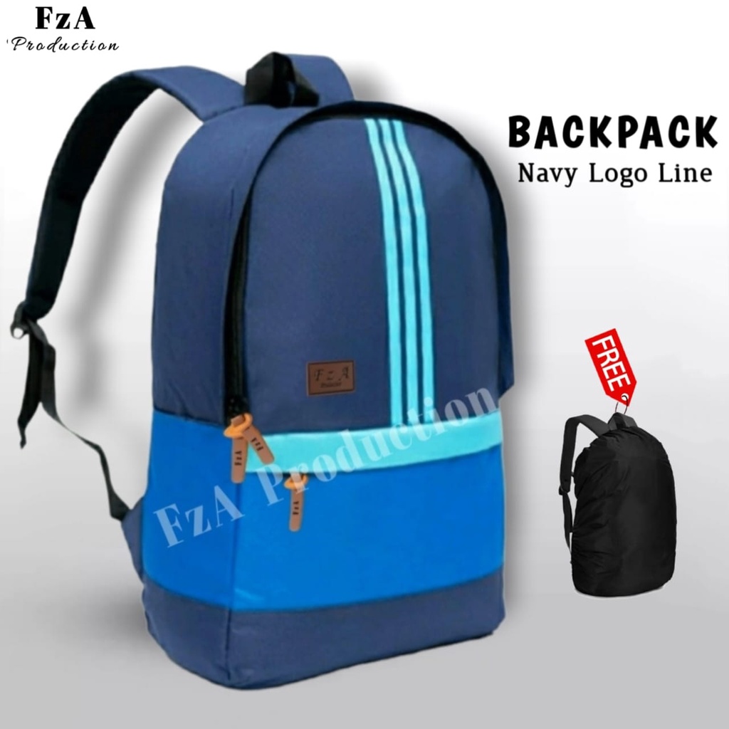 FzA Official - Tas Ransel Punggung Distro Casual Pria Wanita / Tas Ransel Laptop Backpack Original - NLLRC