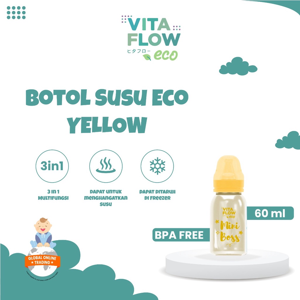 Vitaflow Botol Susu Bayi BPA Free