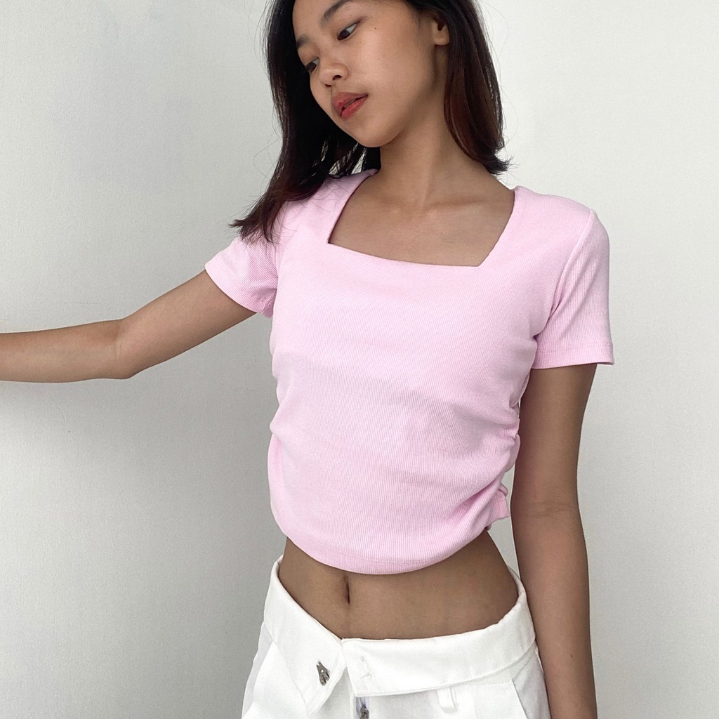 Stacey rib crop top | Aesthete yourlife