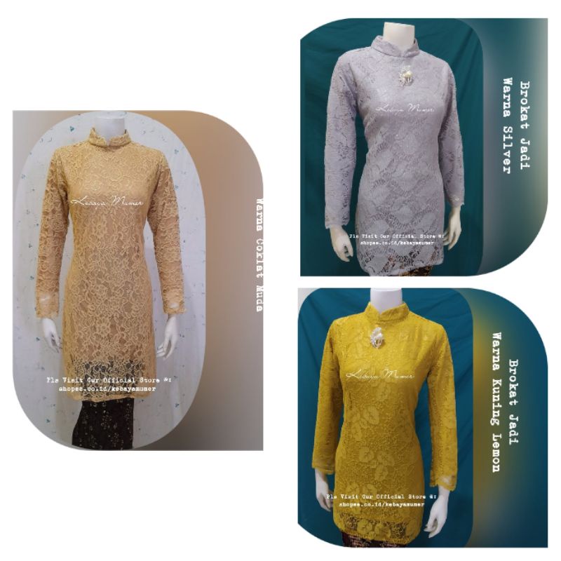 Brokat Jadi. Broklat Jadi. Brokat Murah. Broklat Murah. Brokat Tunik. Broklat Tunik. Kebaya Brokat. Kebaya Broklat. Brokat Ibu Besan