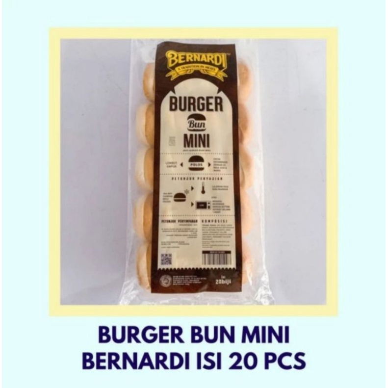 

Bernardi Roti Burger Mini isi 20pcs