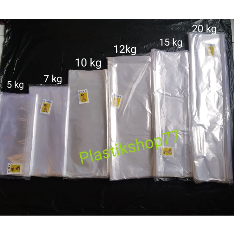 PLASTIK LAUNDRY UKURAN 7 KG (35X50) WARNA BENING