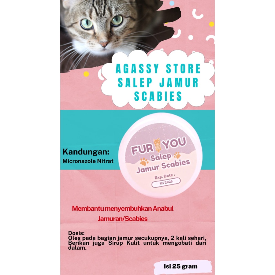 FurYou Salep Scabies Kucing Obat Scabies paten kucing salep kucing