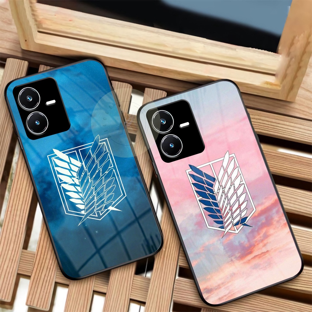 Softcase Glass VIVO Y22 2022 - GK32 - Case HP VIVO Y22 2022 - Case VIVO Y22 2022 - Kesing HP VIVO Y2