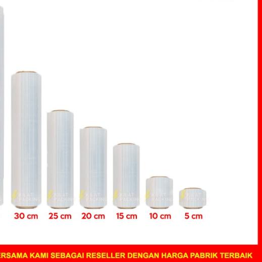 

STRETCH FILM 50CM X 300M BENING PLASTIK WRAPPING BUNGKUS BARANG SATUAN