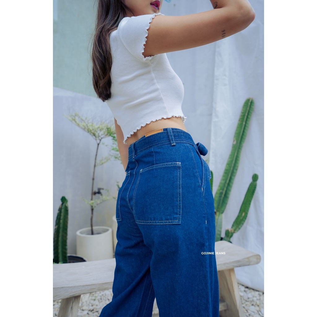 GOJINIEJEANS - Highwaist Comfort Cullotes Jeans - 4479 - COMFORT CULLOTES