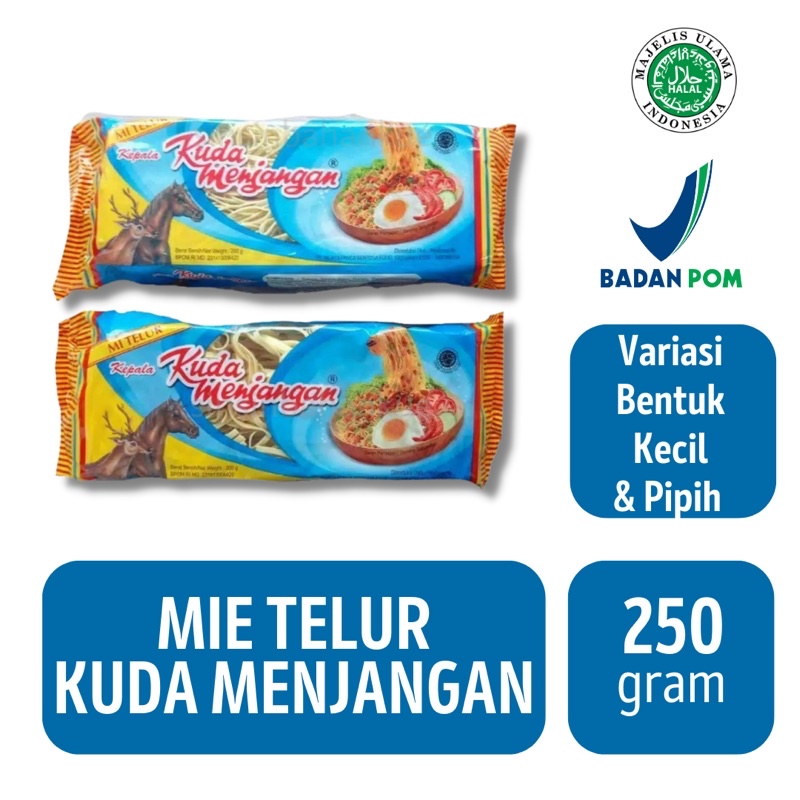 

Mie Telur Kuda Menjangan [250gr]