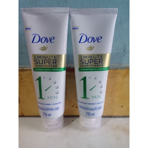 Jual DOVE 1 MINUTES SUPER CONDITIONER Perawatan Rambut Rontok Shopee