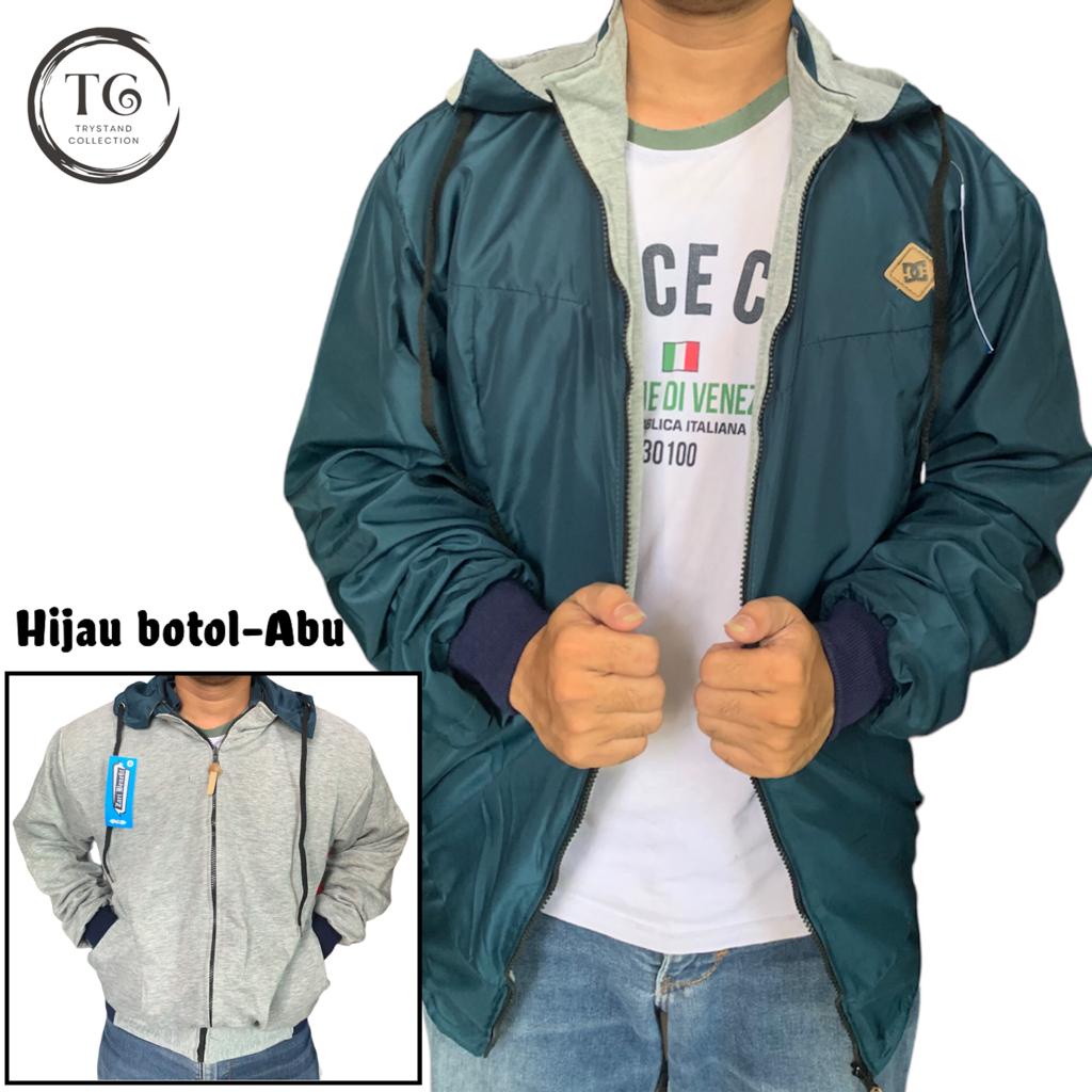 JAKET DC BOLAK BALIK COWOK