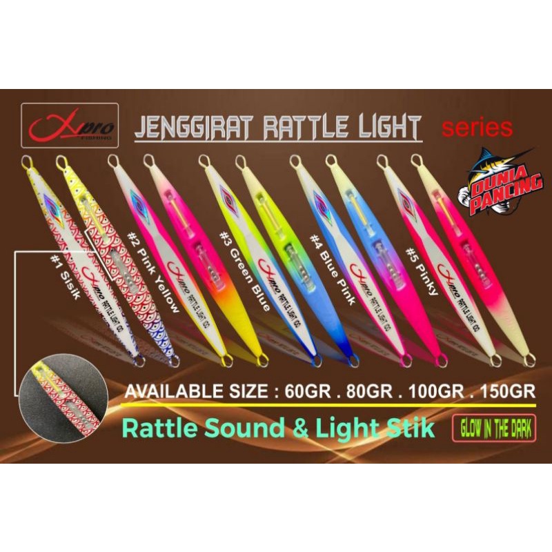 Metal Jig Xpro Rattle & Light Series
