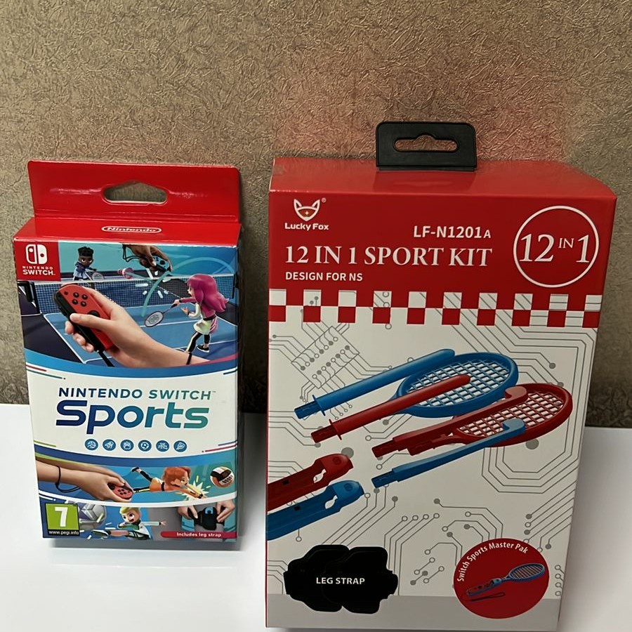 Nintendo Switch Sports + 12 in 1 Sport Kit Lucky Fox