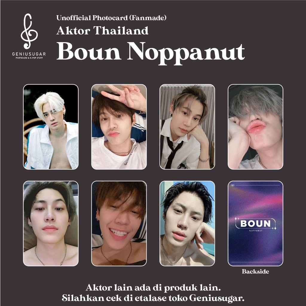 [AKTOR THAILAND] PHOTOCARD BOUN NOPPANUT FANMADE