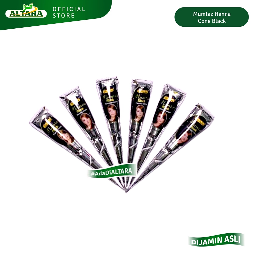 Jual ALTARA - Mumtaz Henna Cone Black EXP JUN 2024 / Henna Wedding