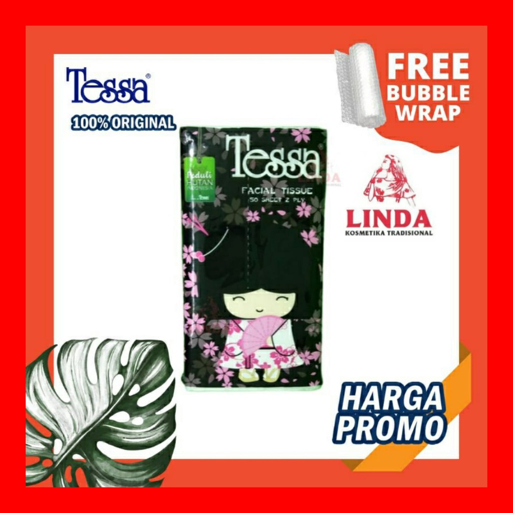 TESSA FACIAL TISSUE 50 SHEETS