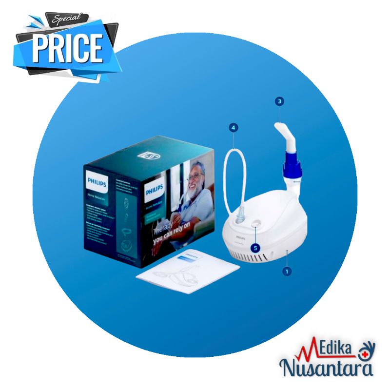 Philips Home Nebulizer Alat Bantu Pernafasan / Philips Compressor Nebulizer System HomeNeb