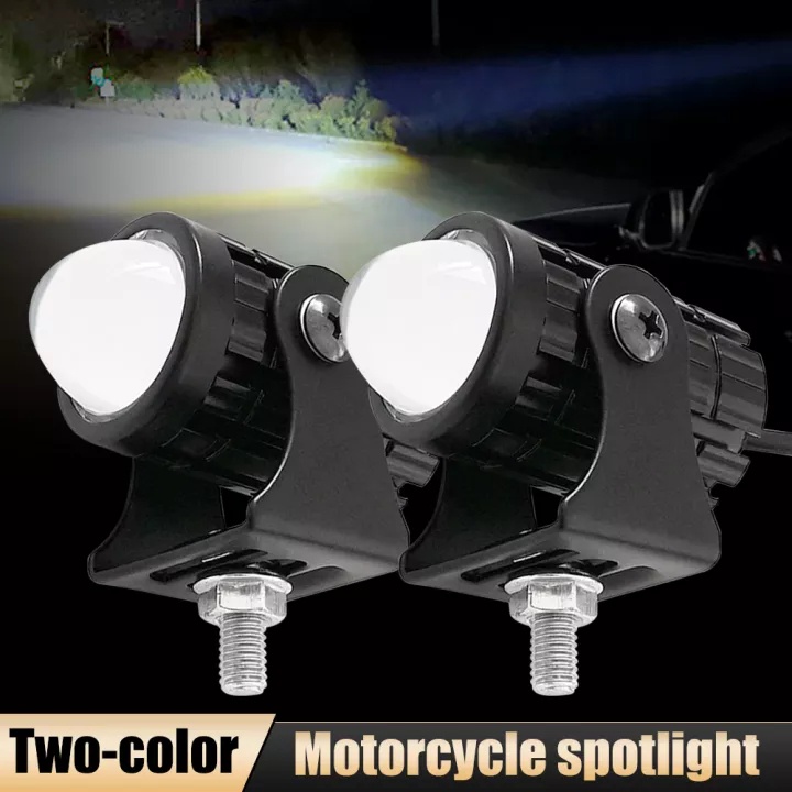 Lampu Tembak Sorot LASER GUN LED VINYX D2 Mobil Motor 30Watt 2 Warna Putih Kuning Mini 30 Watt 30W Lasergun