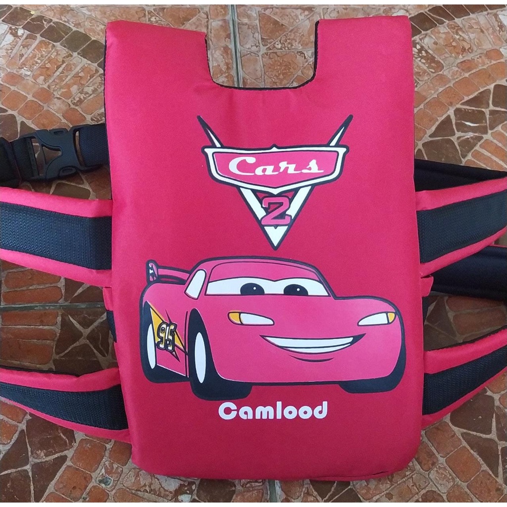 SABUK BONCENG MOTOR ANAK DIDEPAN DAN BE;LAKANG SABLON CARS