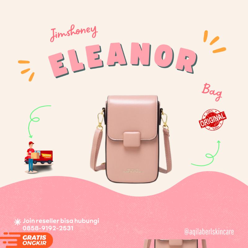 ELEANOR MINI BAG JIMSHONEY TAS HP SIMPLE LUCU MURAH ASLI