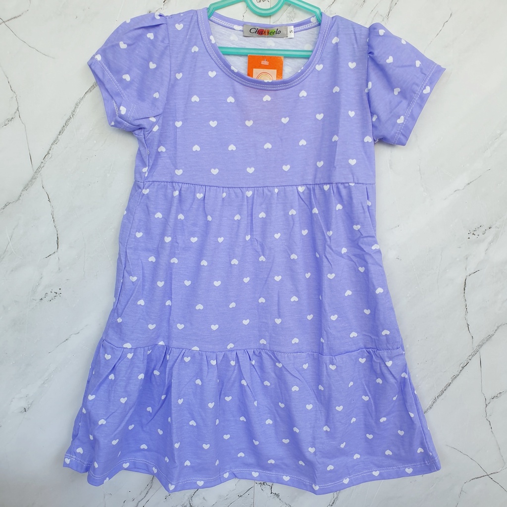 Dress Kaos Cotton Chameelo Anak Perempuan