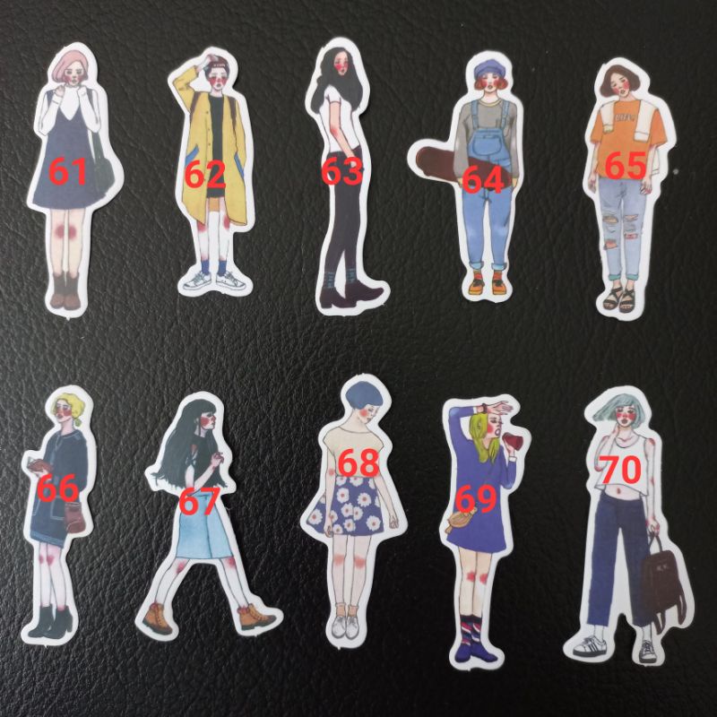 

Stiker Dekoratif Girl Aesthetic Scrapbook Diary Journal Agenda Bebas Pilih Sesuka Hati 51-100