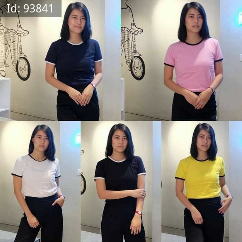 KAOS Ringer tee wanita