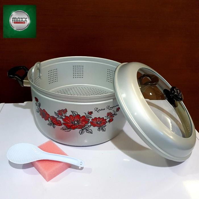 Panci Panci Kukus /Steamer Serbaguna Silano Maspion 33 Cm
