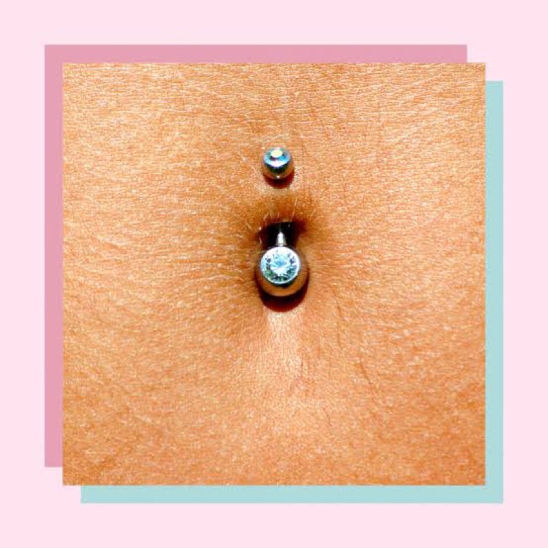 anting pussar / anting belly / piercing belly stainles stell anti karat dan anti lutur