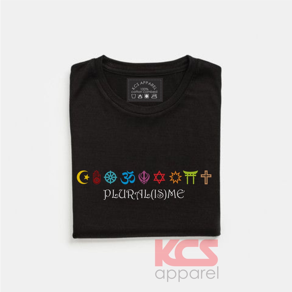 kaos pluralisme tshirt prulalisme pluralisme kcs apparel