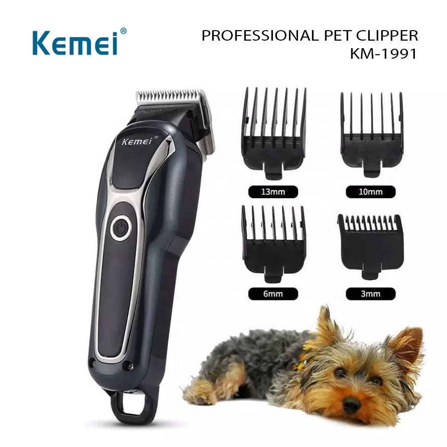 Kemei KM-1991 Pet Clipper Cukur Bulu Anjing Kucing
