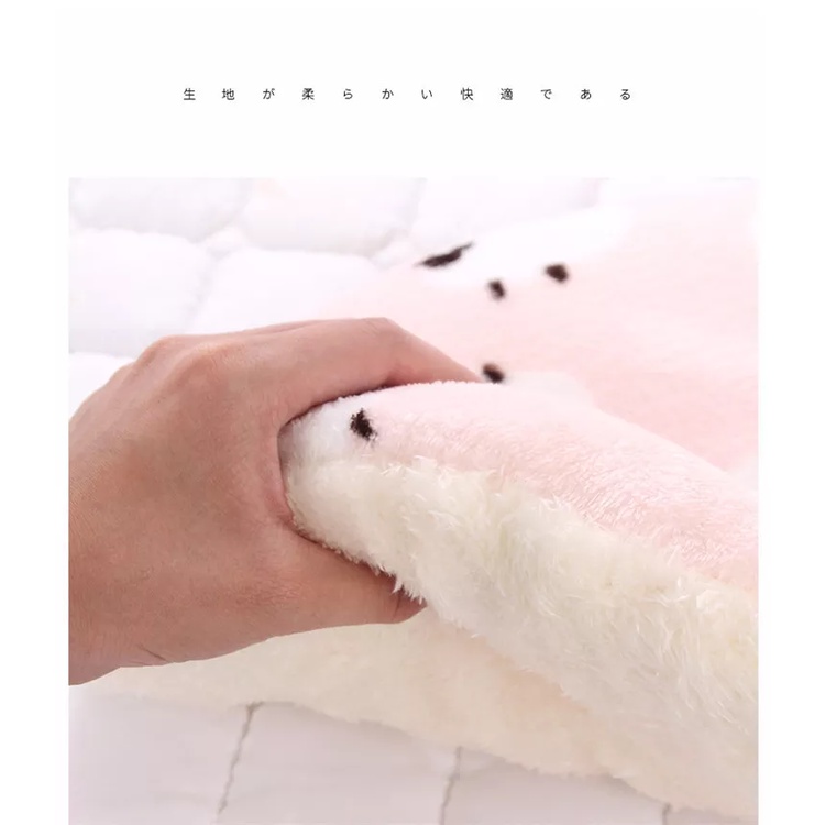 Pet Mats/ Alas tidur hewan peliharaan kucing / anjing bahan katun isi silikon empuk murah