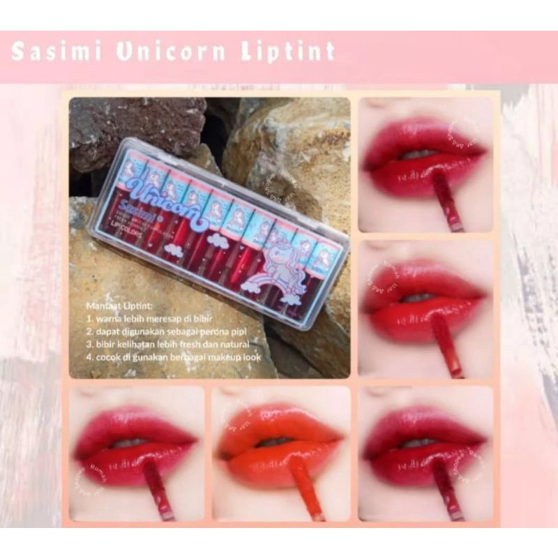 PROMO COD.!! LIP TINT UNICORN / Warna Cantik n Natural