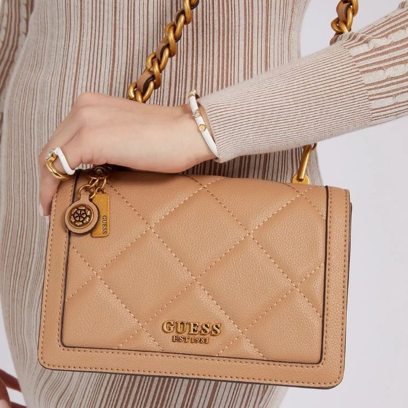 7.7 SALE | GUESSS Abey Crossbody Flap Bag