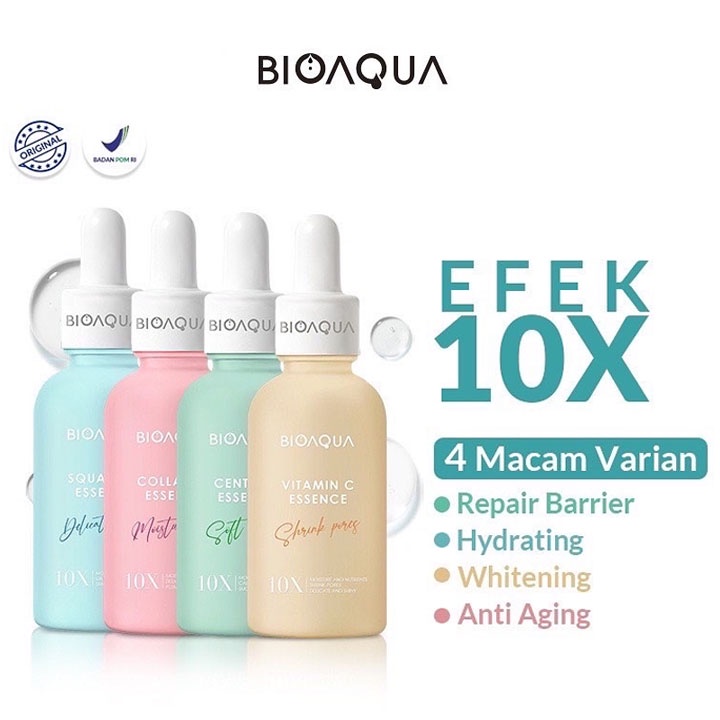 Beauty Jaya - Bioaqua Serum Efek 10X Series Collagen Anti Aging - Centella Barrier Repair Essence