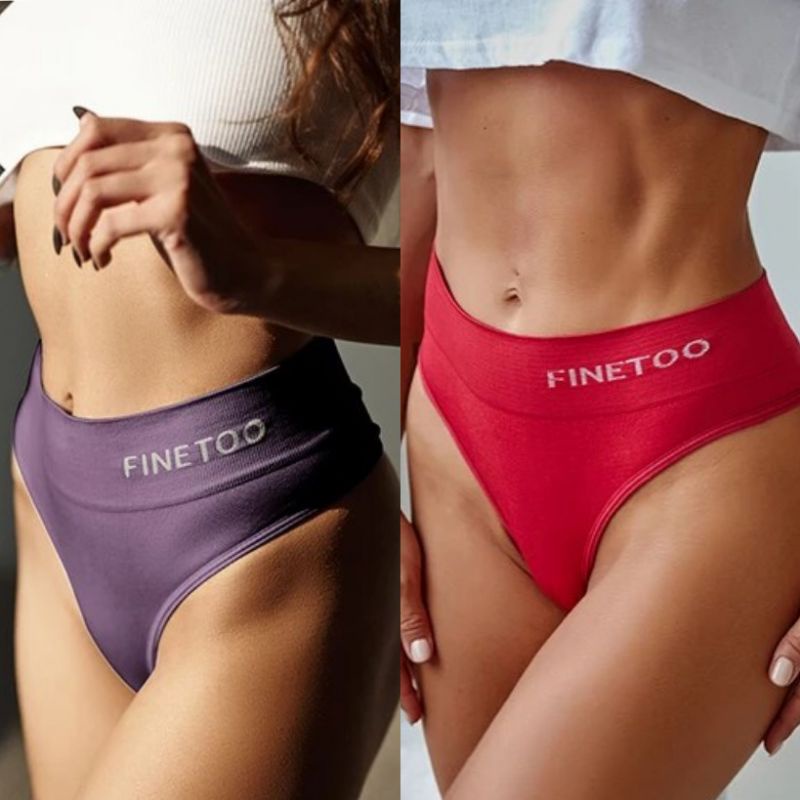 FINETOO FT34 Sexy Celana Dalam Wanita Sport Brief High Waist Women Cotton Panty Soft