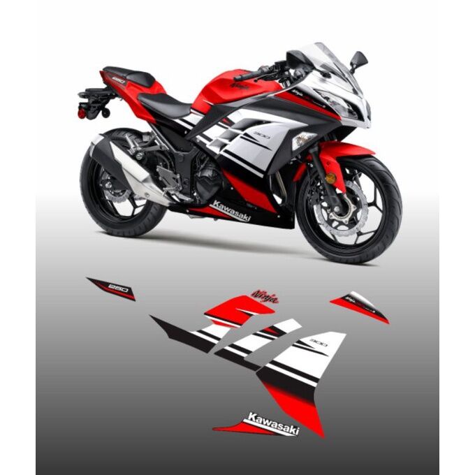 STRIPING NINJA FI 250 SE / DECAL STICKER KAWASAKI NINJA 250 FI