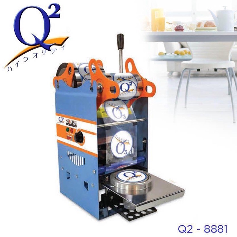 Cup Sealer Mesin Press Gelas Plastik Q2 8881 Sealing Machine Q2 9991