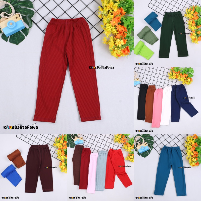 Legging Sheila uk 8-10 Tahun / Leging Panjang Anak Balita Perempuan Celana Ketat EXPORT QUALITY Babycinnamon