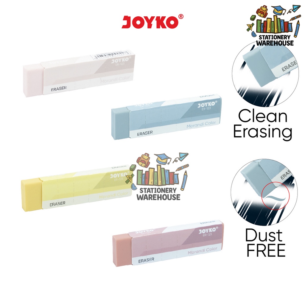 

Penghapus Eraser Joyko ER-123 Morandi Color