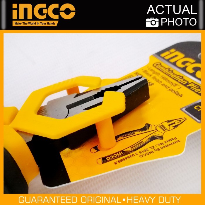 Tang Kombinasi 6&quot; Industrial Combination Pliers INGCO HCP28168 Buaya