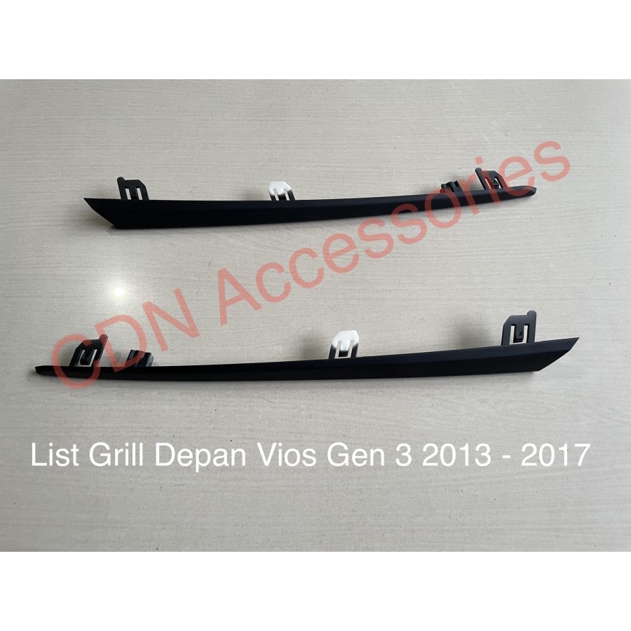 List Grill Depan Vios gen 3 2013 - 2017/Grille Moulding Vios/lis Vios