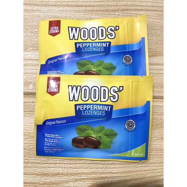 Woods’ Peppermint Lozenges | Permen Rasa Original