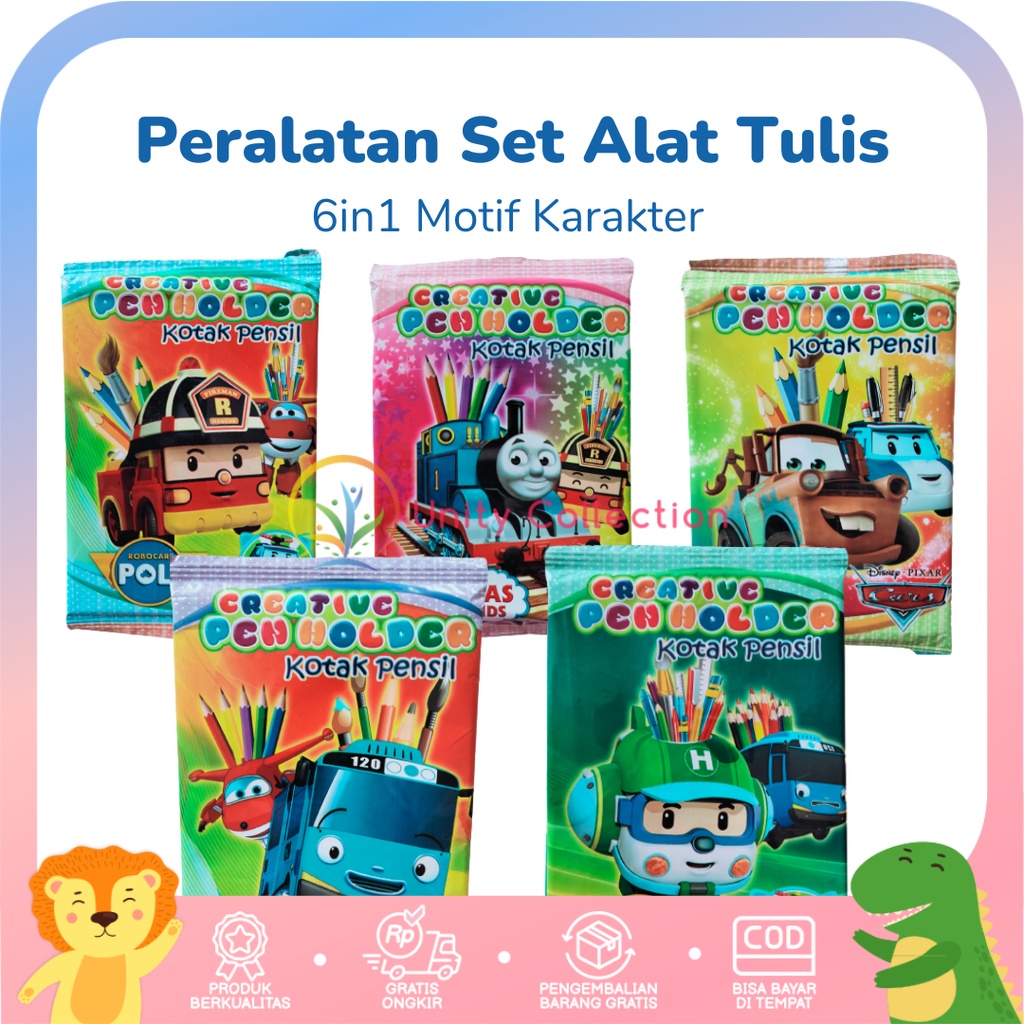 

Mainan Anak Kotak Pensil Bolpoin Bongkar Pasang Karakter