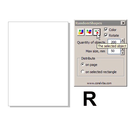 Plugin CorelDraw - Randomshapes