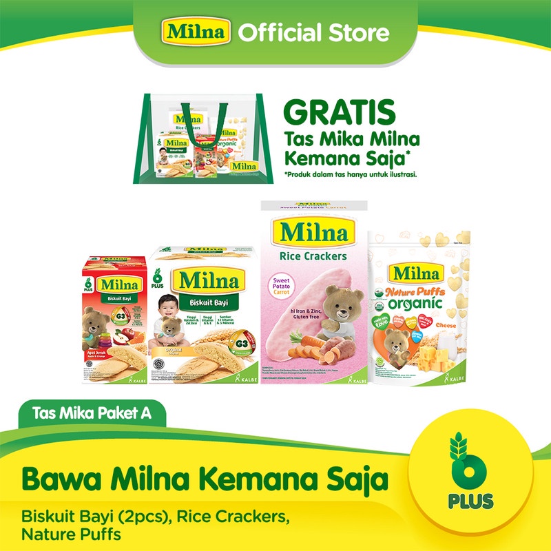 Milna Kemana Saja Free Tas Mika Paket A