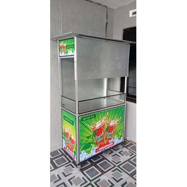 Rombong Serbaguna Almunium 100x50x185