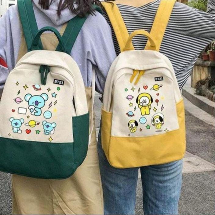 PTM-tas ransel anak karakter bt21-ransel anak sekolah sd